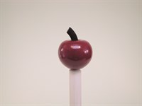 Äpple 65 mm t hållare röd lack