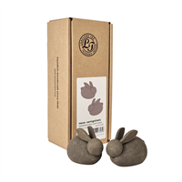 NEW COLOR! Easterbunnies warm grey 2-pack