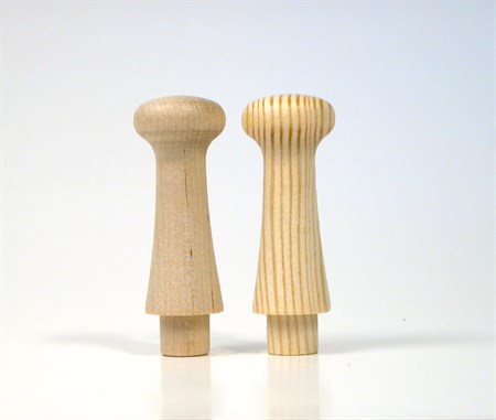 Hängareknopp fur, 22 x 51 mm