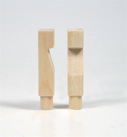 Knob birch 11 x 11 x 57 mm