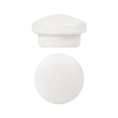 Täckplugg björk tapp 10 mm vit