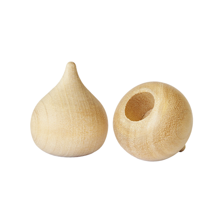 Flagpole knob with hole