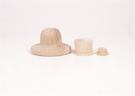 Hatt 19 mm diam med hål .