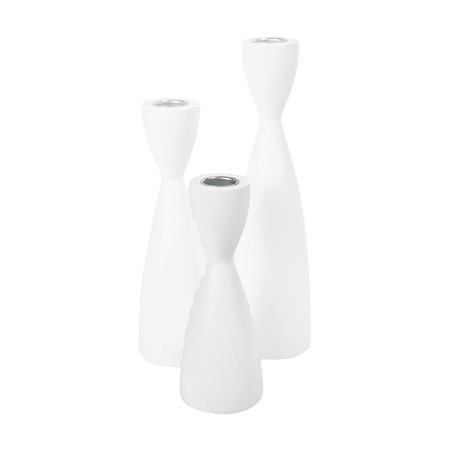 Ljusstake vit 150 mm