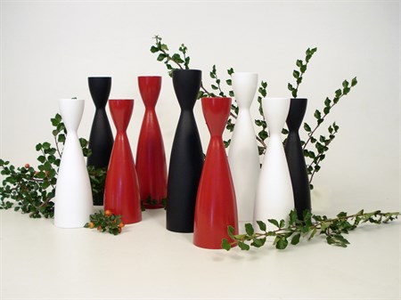 Ljusstake svart 150 mm