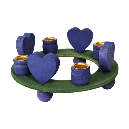 Chandeliere blue hearts - Last chance