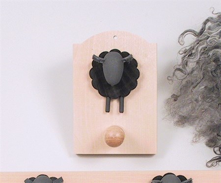 Hängare får 1 krok svart