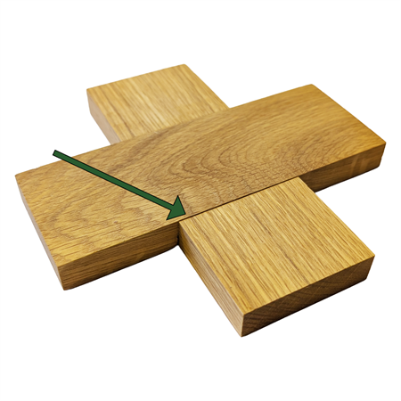 Karottunderlägg 'plus' ek - Andrasortering