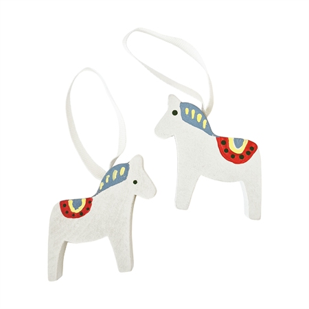 Horse with ribbon blue decor - Second quality