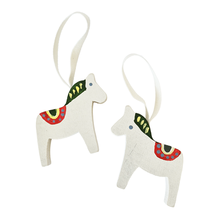 Horse with ribbon green decor - Second quality