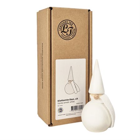 Klot-tomte liten vit, fp