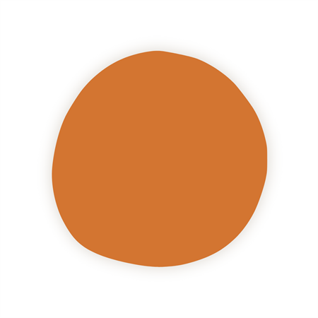 Allmogefärg orange 500 ml